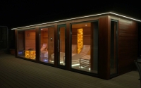 Externí saunový dům
