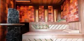 Kombinovaná sauna s solnou terapií Kombinovaná sauna s solnou terapií