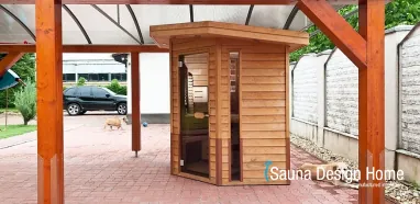 Idividuální venkovní sauna domek Idividuální venkovní sauna domek