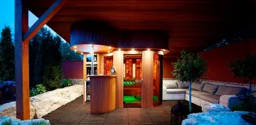 Venkovní sauna domek