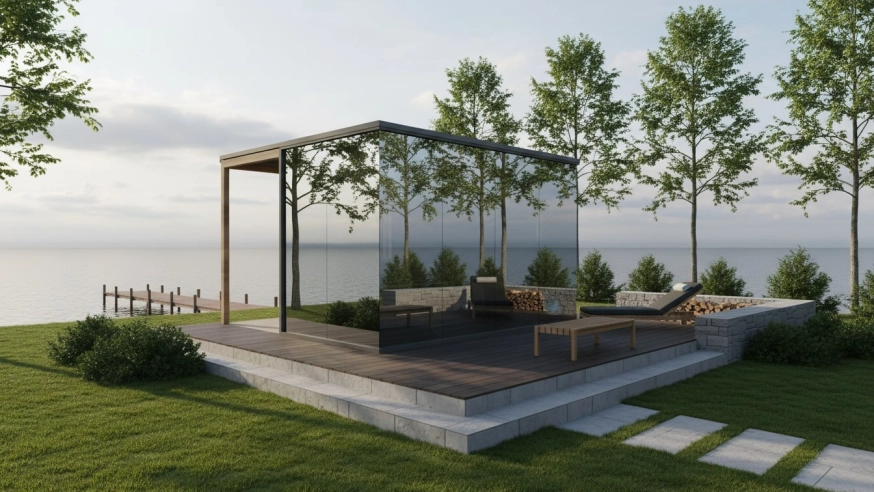 Individuálne fínska sauny isauan design