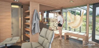 Venkovní sauna na míru Venkovní sauna na míru