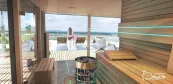 Kombinovaná venkovní sauna Kombinovaná venkovní sauna