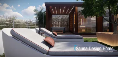 Domácí sauna venkovní Domácí sauna venkovní