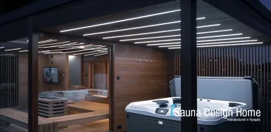 venkovní sauna domek Balaton venkovní sauna domek Balaton