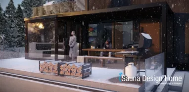 dizajnova finská sauna dizajnova finská sauna