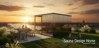 Sauna s pergolou Sauna s pergolou