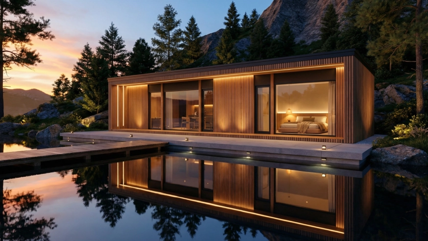 fínska dizajnová sauna