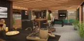sauna s odpočinkovým prostorem sauna s odpočinkovým prostorem