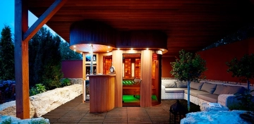 Venkovní sauna domek