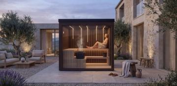 venkovní sauna design
