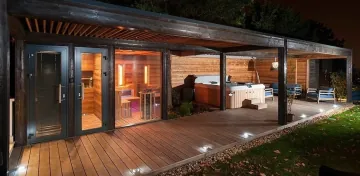 Kombi sauna dům
