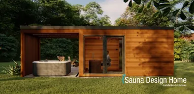 Sauna dom a vírivka Sauna dom a vírivka