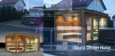 Moderní saunový dům na míru Moderní saunový dům na míru