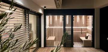 vestavěná sauna vestavěná sauna