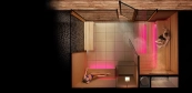 Wellness sauna s finskou saunou