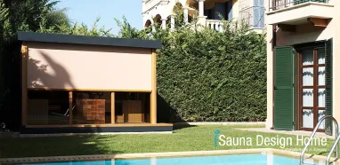 Zahradní sauna a bazén