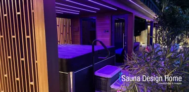 Vířivka u sauny Vířivka u sauny