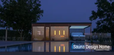 panoramatický sauna domek panoramatický sauna domek