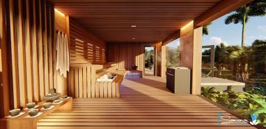 Joga a sauna