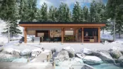 Unikátní sauna ve skandinávském stylu Unikátní sauna ve skandinávském stylu