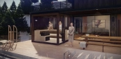 design externí sauna isauna