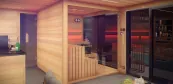 Unikátní saunový dům a bazén Unikátní saunový dům a bazén