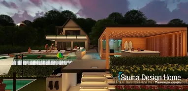 Sauna dům v zahradě Praha Sauna dům v zahradě Praha
