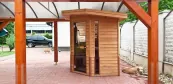 Idividuální venkovní sauna domek Idividuální venkovní sauna domek