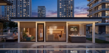 exteriérový saunový dům