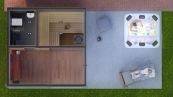 zahradní sauna wellness
