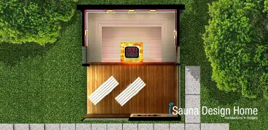 Finská sauna a infrasauna v jedné saune Finská sauna a infrasauna v jedné saune
