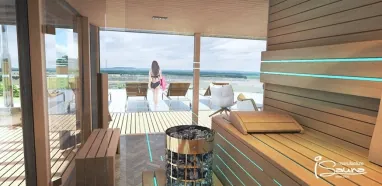 Kombinovaná venkovní sauna Kombinovaná venkovní sauna