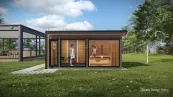 Moderní sauna domeček Moderní sauna domeček