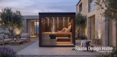 venkovní sauna design