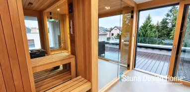 Panoramatická sauna s terasou