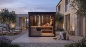 venkovní sauna design