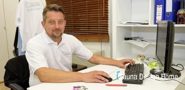 Realizace sauna domku s himálajskou solnou terapií Realizace sauna domku s himálajskou solnou terapií