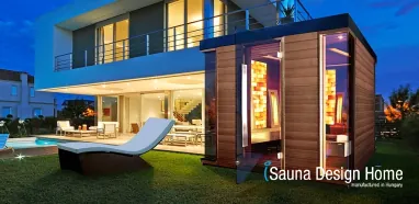 Venkovní kombinovaná sauna Venkovní kombinovaná sauna