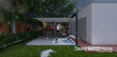 moderní sauna dům moderní sauna dům