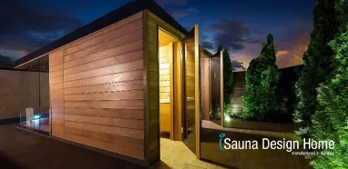 Saunový domek se sprchou a WC Saunový domek se sprchou a WC