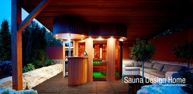 Venkovní sauna domek