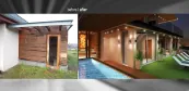 Sauna wellness na střešní terase Sauna wellness na střešní terase