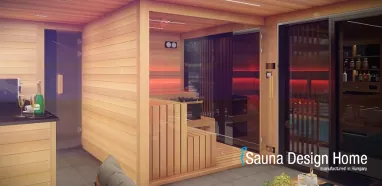 Unikátní saunový dům a bazén Unikátní saunový dům a bazén