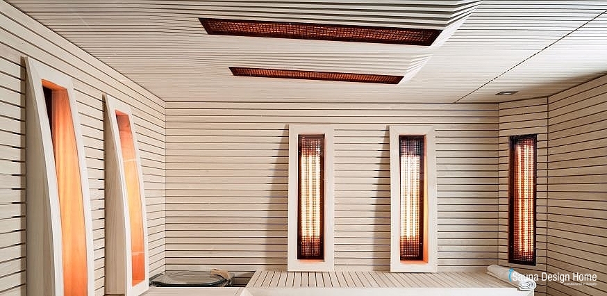 Minimalistická venkonvy sauna
