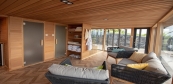 sauna domek s oddychovou místnosťou