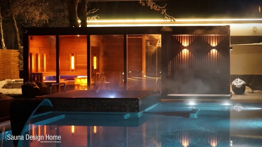 Sauna, saunový dům inspirace, kreativní řešení - iSauna Design Home
