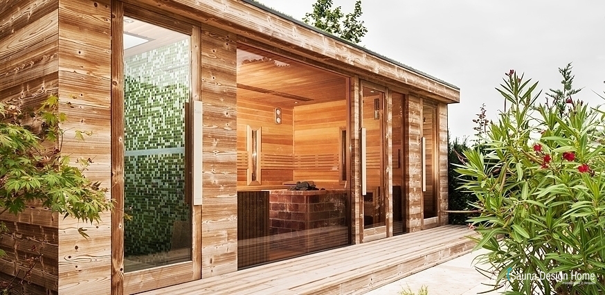 Stavba sauna domku