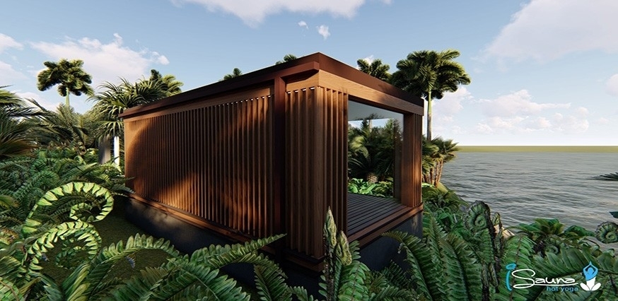Stavba venkovní sauny