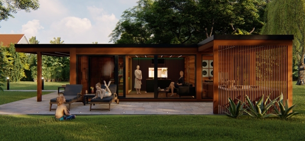 Štýlový sauna dom